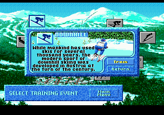 Winter Challenge screenshot 5 for Sega Mega Drive